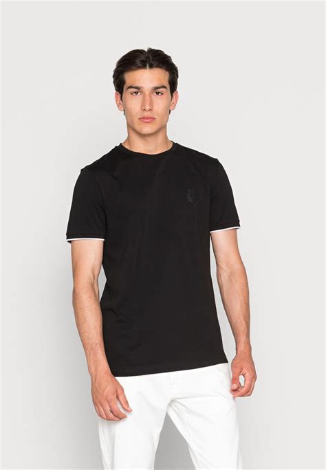 Antony Morato Slim Fit With Rubber Injection Print T Shirt Print Black Zwart Zalando Be