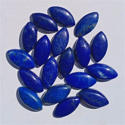 Wholesale Natural Lapis Lazuli Cabochon Marquis Shape Loose Gemstone