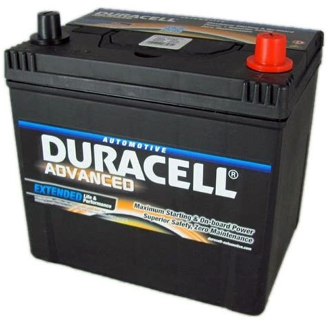 Da Duracell Advanced Car Battery V Ah L Da