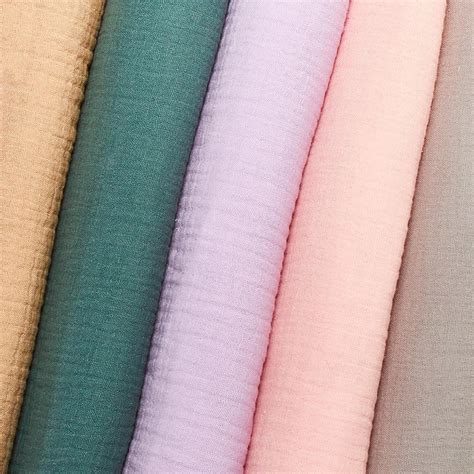 Double Cotton Gauze Fabric 100 Cotton 5152 Inches Wide Crinkled Sold