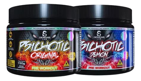 Combo Pr Treino Psichotic Black Original G Demons Lab Frete Gr Tis