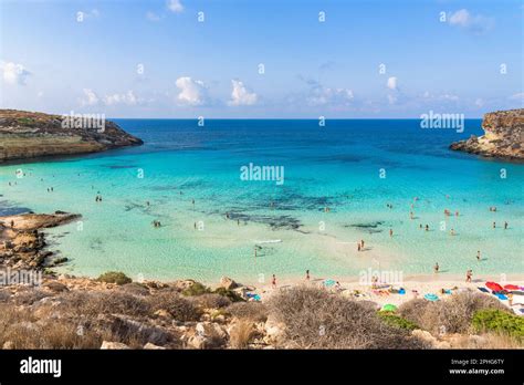 Isola Dei Conigli Rabbit Island And Its Beautiful Beach With