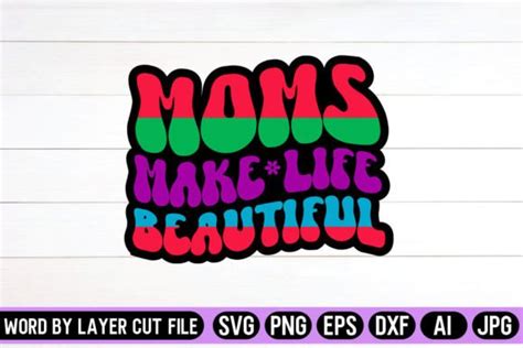 Retro Mom Svg Bundle Vol 4 Bundle · Creative Fabrica