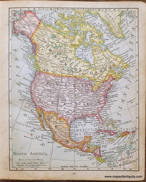 map of america 1900