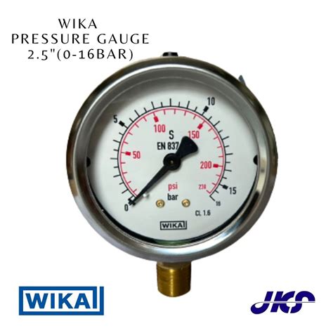 Wika Pressure Gauge Bar