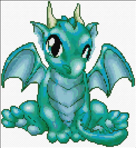 Cross Stitch Dragon Xstitch Chart Design