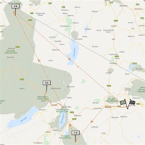 Reference map of Serengeti Migration Area | Tanzania | Expert Africa