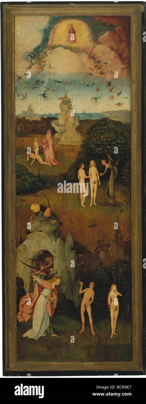 The Haywain Triptych Left Panel Museum Museo Del Prado Madrid