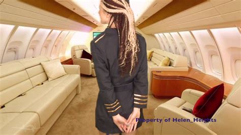 Role Play Cosplay Dildo Sucking Helen Heights Flight Attendant Fuck