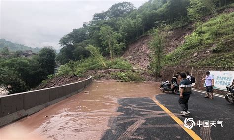 持续强降水导致云南绥江多地山体滑坡 天气图集 中国天气网