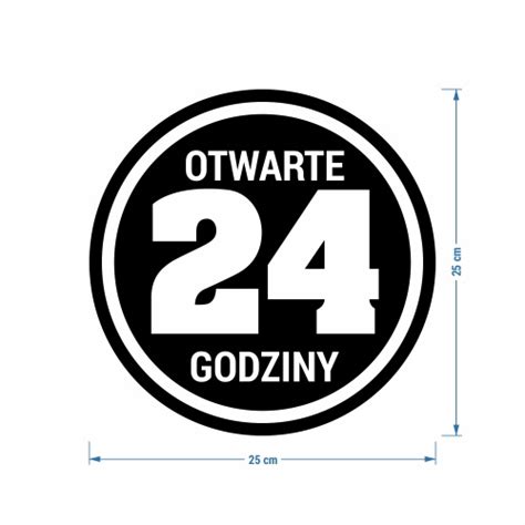 Otwarte 24 Godziny Oznakowanie PRO