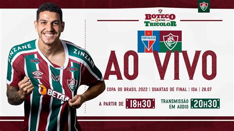 Ao Vivo Fortaleza X Fluminense Quartas De Final Copa Do Brasil Ida