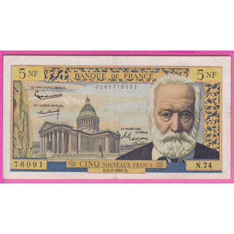 France Etat Tb Nouveaux Francs Victor Hugo