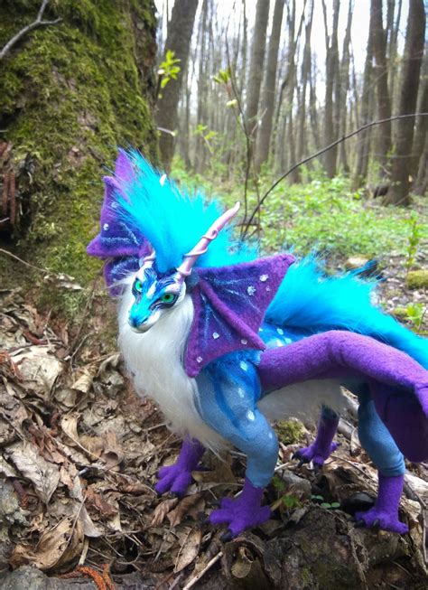 Ooak Fantastic Dragon Doll Art Doll Fantastic Beast Figurine Etsy