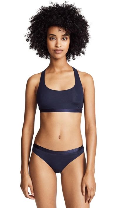 Calvin Klein Underwear Ck Black Structure Bralette In Shoreline Modesens