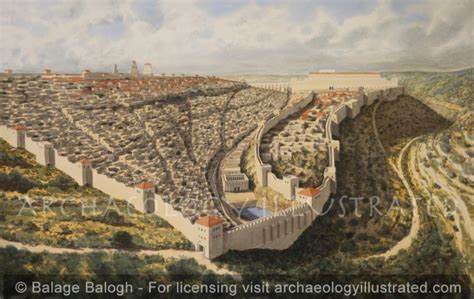 Jerusalem, 1st century AD, View from South – Archaeology Illustrated