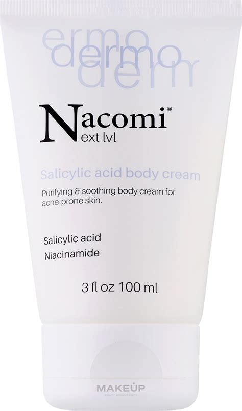 Nacomi Salicylic Acid Purifying Body Cream Tiszt T S Nyugtat