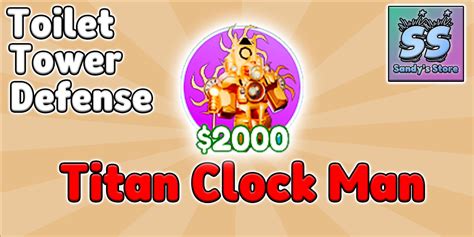 Buy Others Titan Clock Man Toilet Tower Defense Toilet Tower Defense