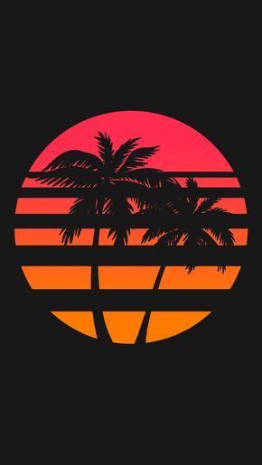 Vector Illustration Of Retro Sun In S Style Retrowave Synthwave