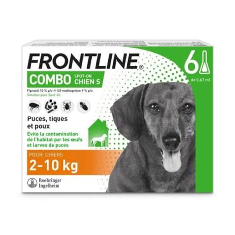 Frontline Combo Chien S A Kg Pipettes Puces Tiques Et Poux