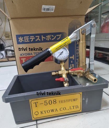 Jual Hydro Water Test Pump Hydrolic Pressure Kyowa T Tes Tekanan