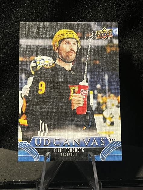 2023 24 Upper Deck UD Canvas C168 Filip Forsberg Nashville Predators