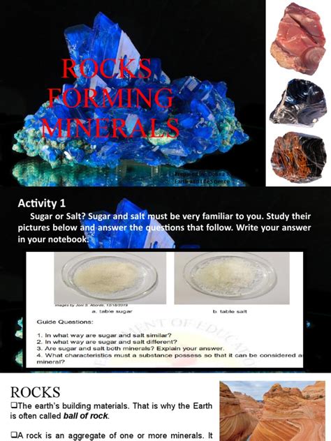 Rocs Forming Minerals Pdf Minerals Rock Geology