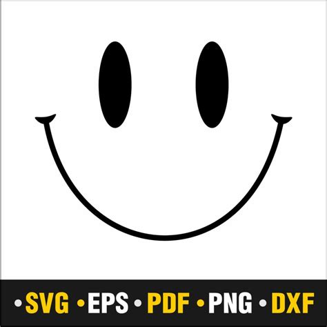 Smiley Face Svg Pdf Png Dxf Eps Masterbundles