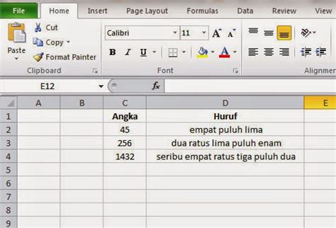 Membuat Fungsi Terbilang Di Excel Blognya Orang Palu Hanya Sekedar