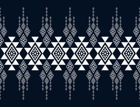 Southwest Navajo Colorful Pattern Graphic By Parinya Maneenate