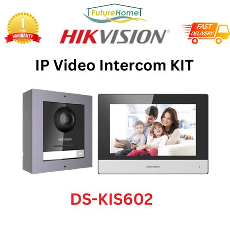 Sg Local Hikvision Ds Kis Premium Ip Video Intercom Kit For Home