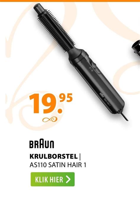 Braun Krulborstel As Satin Hair Aanbieding Bij Expert