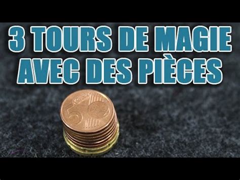 Un magicien vous révèle 3 super tours de magie avec des pièces de