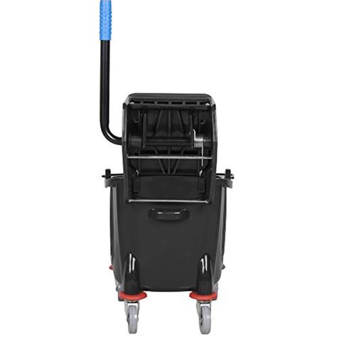 Black Janitorial 35 Qt Mop Bucket Side Press Wringer Combo Perfect