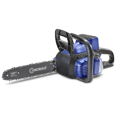 Kobalt 40 Volt Max 12 In Cordless Electric Chainsaw Battery Included