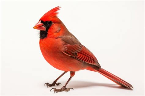 Northern Cardinal Animal Bird White Premium Photo Rawpixel