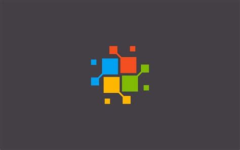 Download Windows logo, gray background, creative Windows logo, digital ...