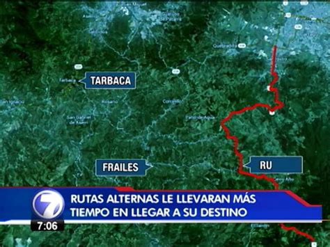 Preste Atención A Tres Rutas Alternas Si Necesita Viajar Al Sur Del