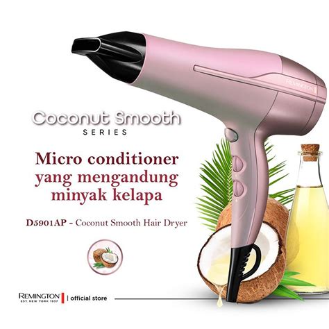 Jual Remington Coconut Smooth Hair Dryer D5901 Ap Shopee Indonesia