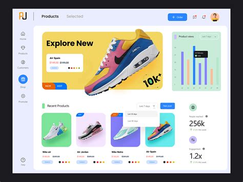 Product Dashboard Design on Behance