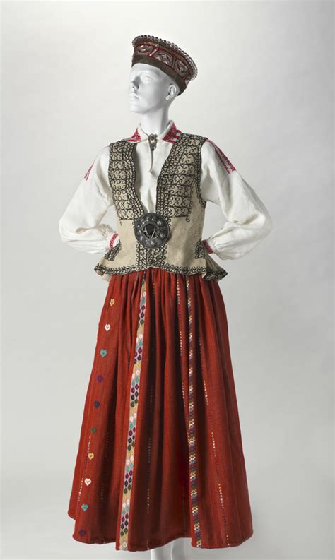 1: This Latvian national dress was made and worn by Guna Kinne (nee ...