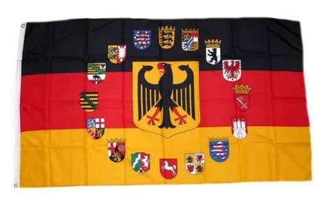 Fahne Flagge Deutschland 16 Bundesländer Wappen 90 X 150 Cm Eur 975