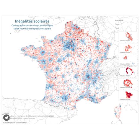 In Galit S Scolaires Cartographie Des Coles Et Coll Ges Selon Leur