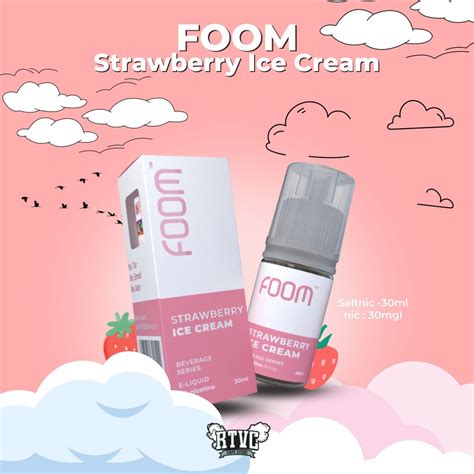 Jual Foom Strawberry Ice Cream Ml Mg Liquid Saltnic Shopee Indonesia