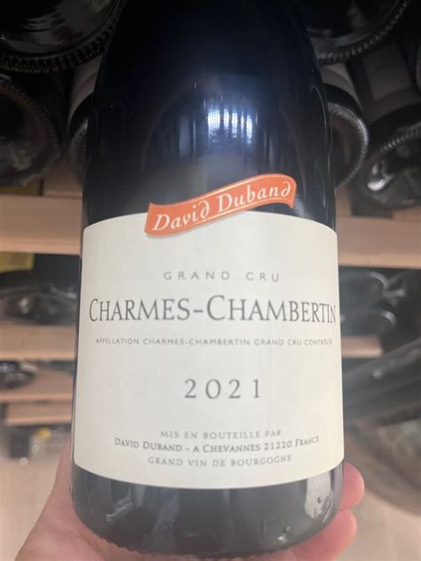 David Duband Charmes Chambertin France Burgundy C Te De Nuits