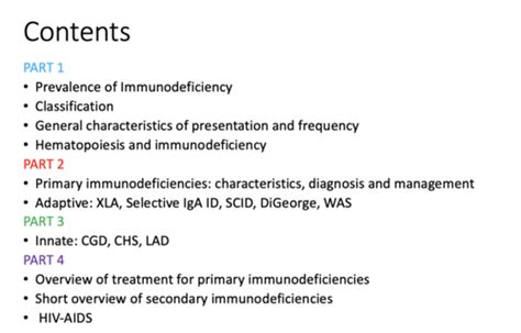 Immunodeficiencies Flashcards Quizlet