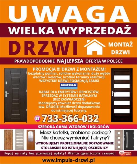 Drzwi Wej Ciowe Z Monta Em Zewn Trzne W Bloku Wewn Trzklatkowe