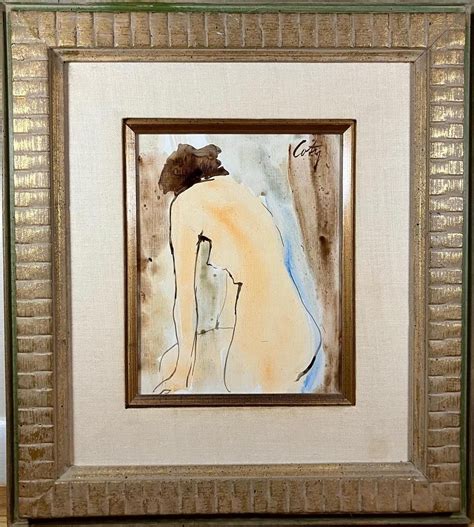Nude Signed Original Acrylic On Board Sam Coty Etsy