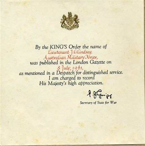 mention  dispatches london gazette search request medals