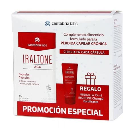 Iraltone Aga 60caps Shampoo Fortificante 75ml DocMorris PT